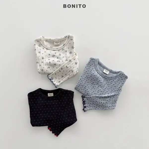 1 <b>BONITO T恤 </b>Autumn 아일렛티 70-140CM
