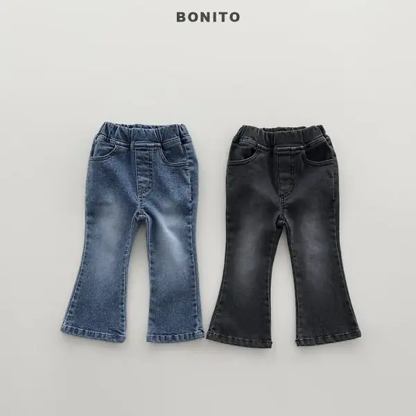 1 <b>BONITO 褲子 </b>Autumn 부츠컷스판데님팬츠 70-140CM