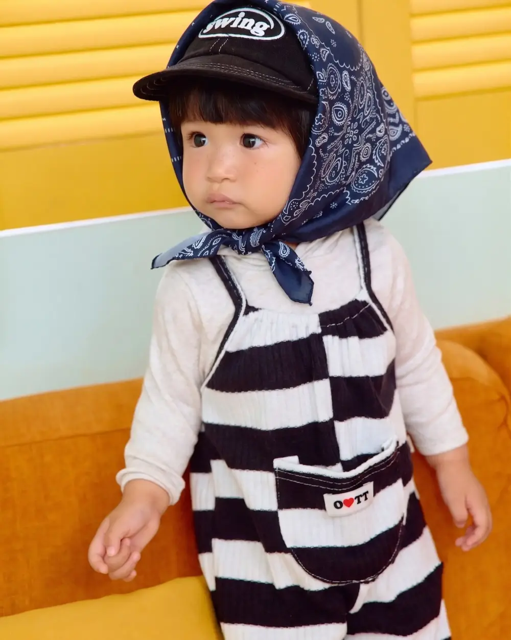 1 복사 <b>OOTTBEBE髮飾</b>Autumn 포인트스카프 FREE