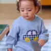 <b>OOTTBEBE上衣</b>Autumn 붕붕이맨투맨_모델 65-115cm