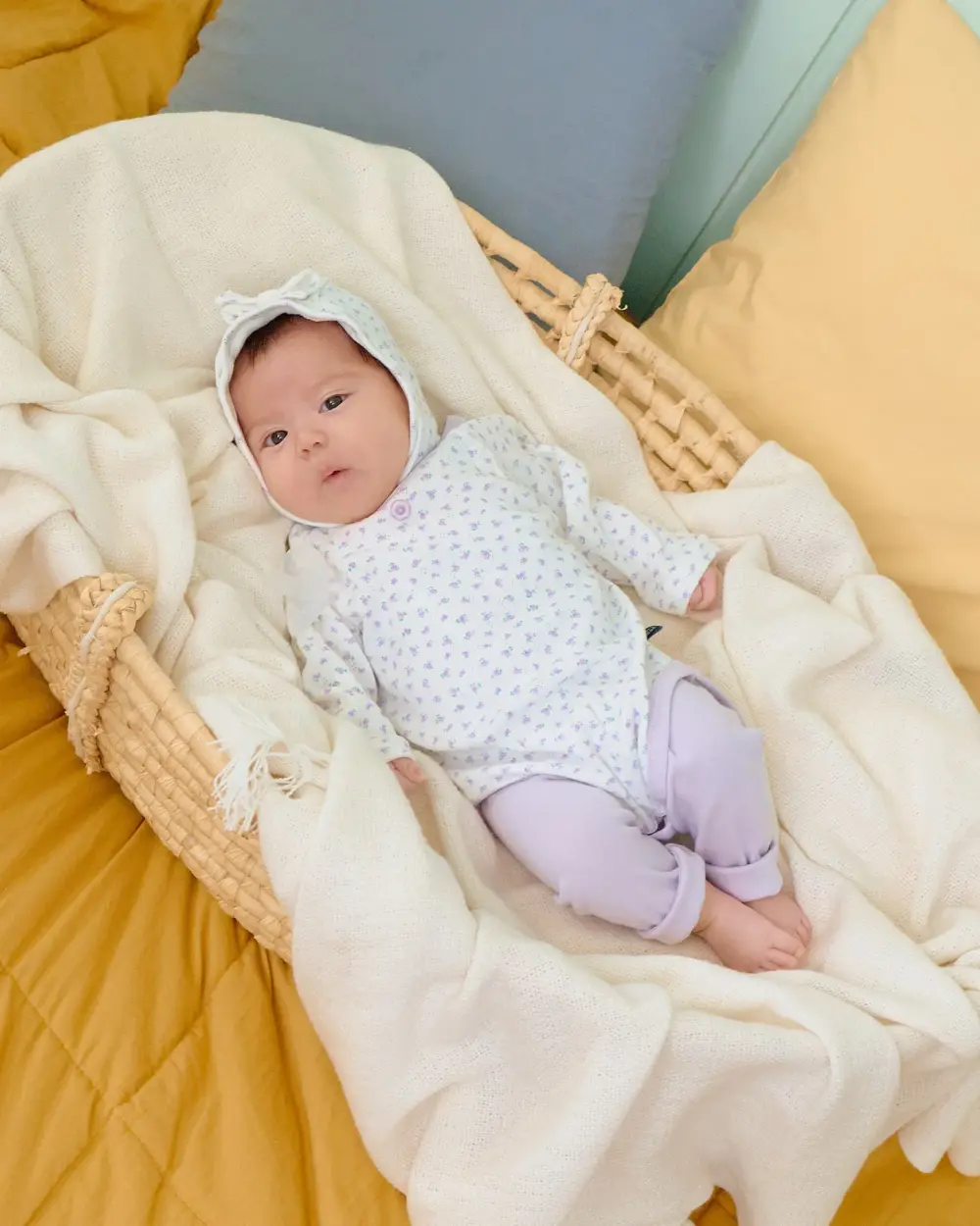<b>｜BABY｜ OOTTBEBE包屁衣</b>Autumn 코코플라워슈트 50-75cm