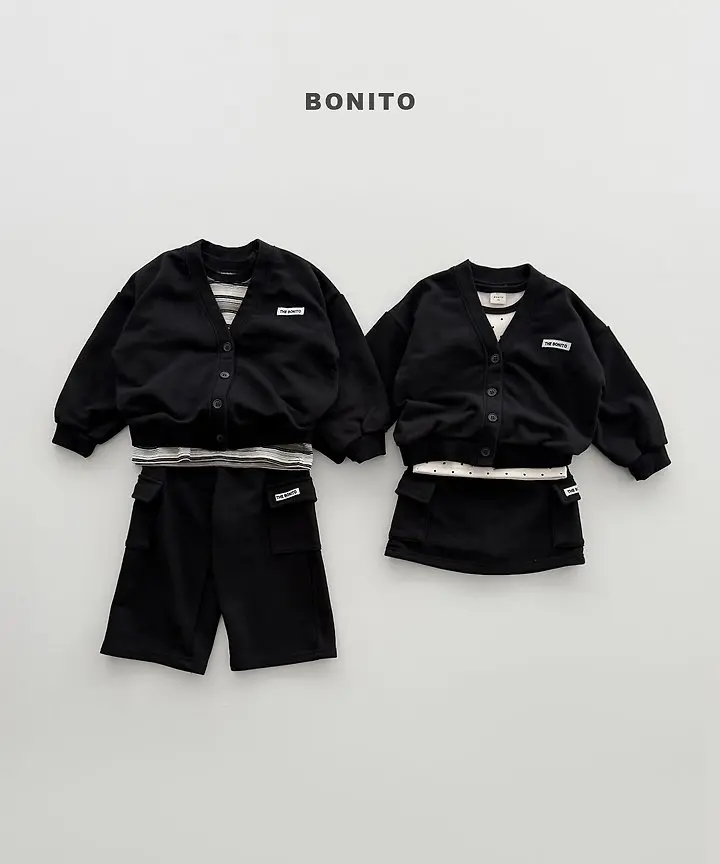 <b>BONITO 罩衫</b>Autumn 코튼브이가디건 70-140CM