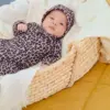 <b>｜BABY｜ OOTTBEBE包屁衣</b>Autumn 리틀호피전신슈트+보넷세트 50-75cm