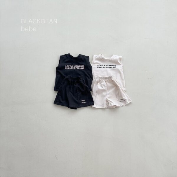 3 <b>|BABY |Black bean套裝</b>Summer 모먼트 베베세트 60-80cm