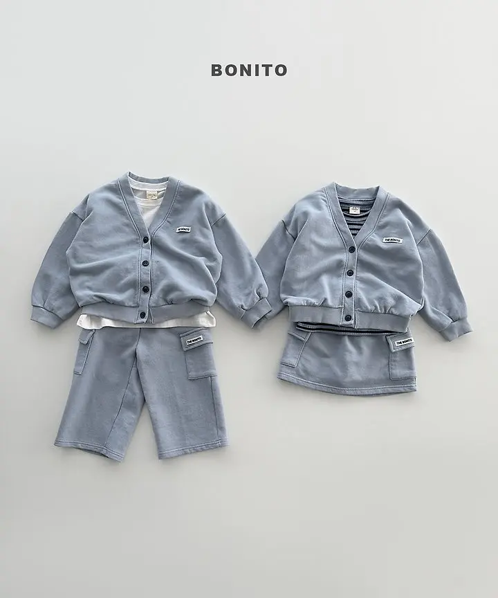 <b>BONITO 罩衫</b>Autumn 코튼브이가디건 70-140CM