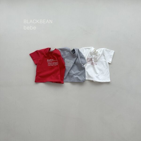 4 <b>|BABY |Black bean上衣</b>Summer 노멀 베베티 60-80cm
