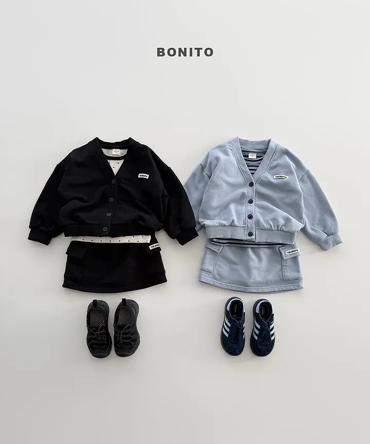 <b>BONITO 罩衫</b>Autumn 코튼브이가디건 70-140CM