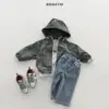 <b>BONITO 親子裝</b>Autumn 체크삥줄바람막이 70-140CM