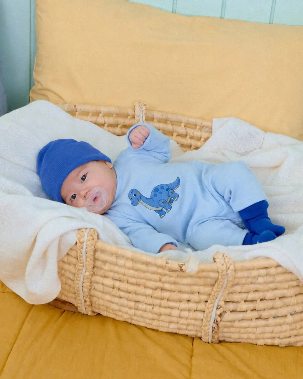 <b>｜BABY｜ OOTTBEBE連身衣</b>Autumn 로봇공룡전신슈트 50-75cm