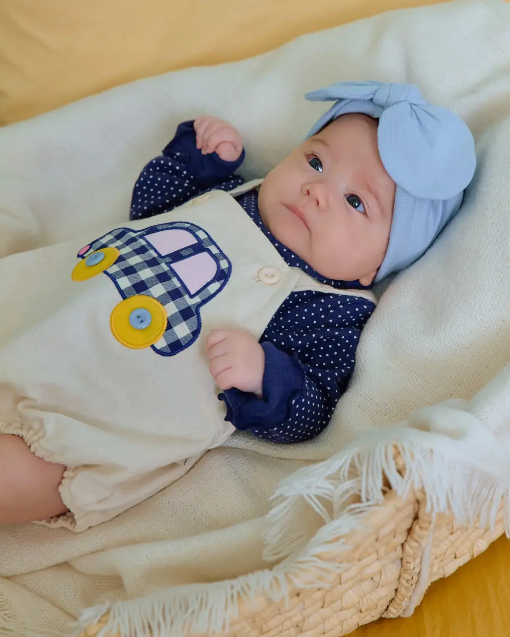 <b>｜BABY｜ OOTTBEBE包屁衣</b>Autumn 붕붕이데님슈트 50-75cm