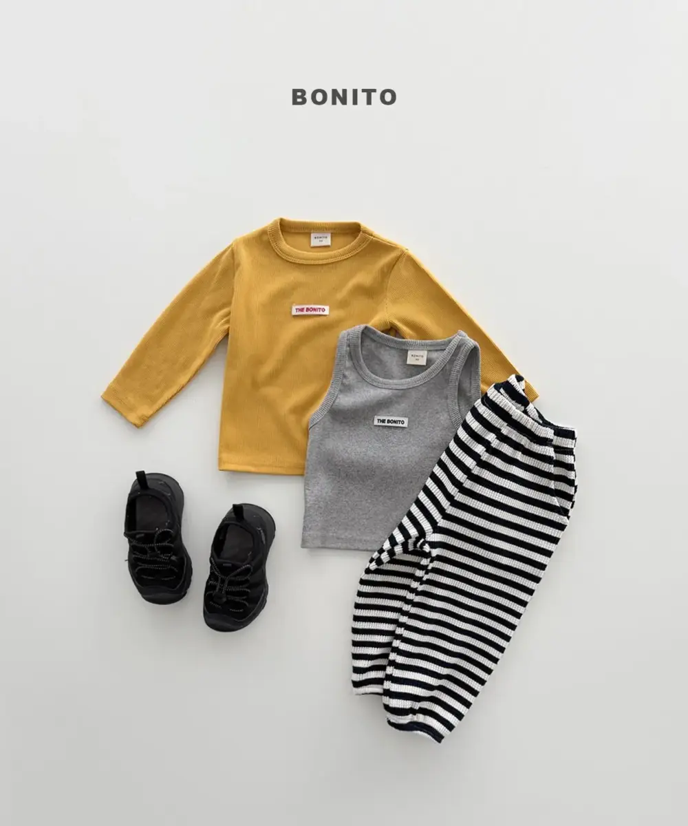 <b>BONITO上衣</b>Autumn 컬러골지티 70-140CM