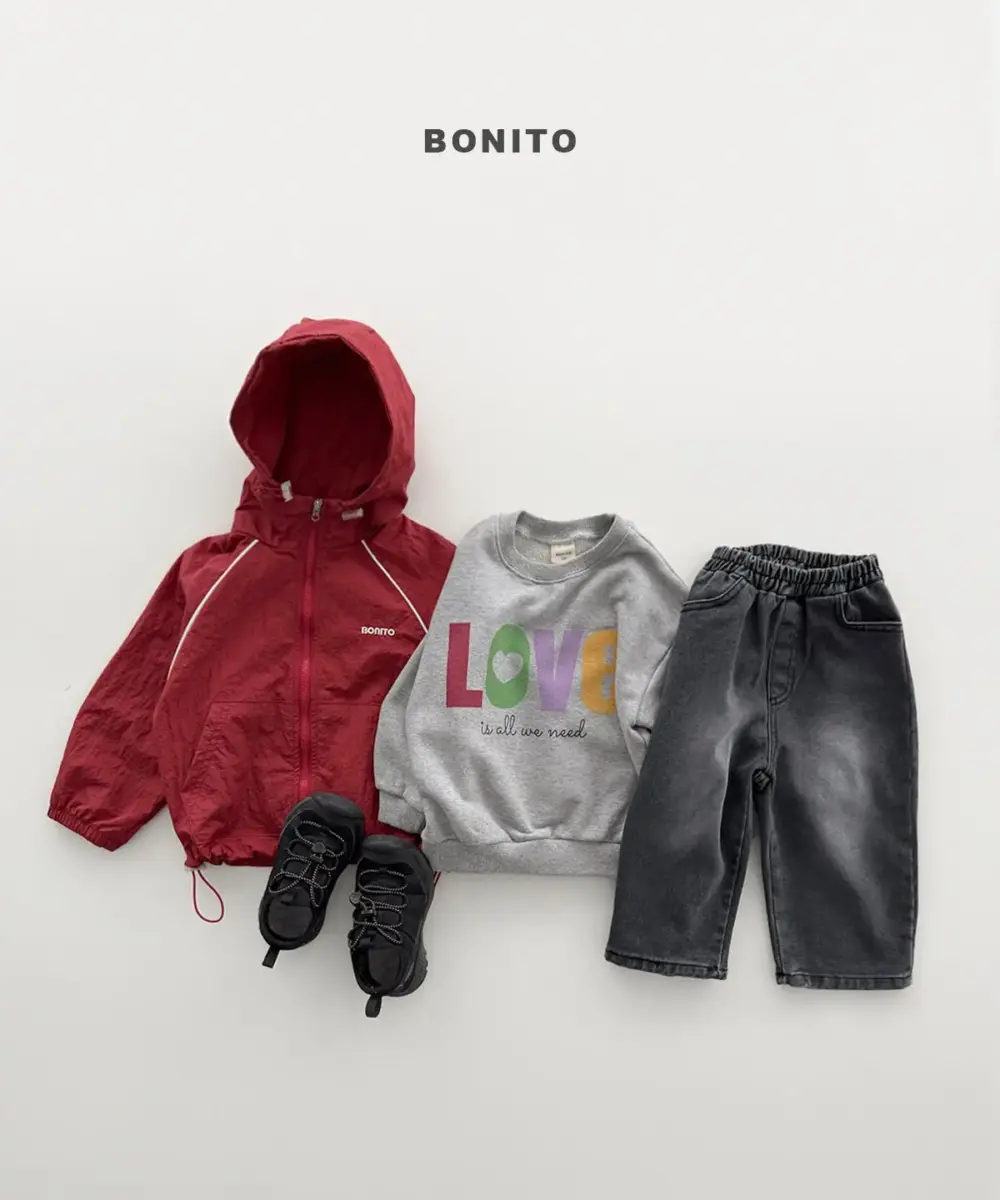 <b>BONITO 親子裝</b>Autumn 체크삥줄바람막이 70-140CM
