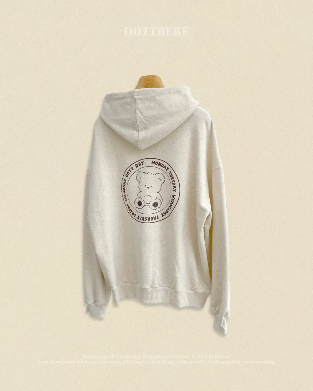 05 <b>OOTTBEBE親子裝</b>Autumn 데이후드맨투맨 65-115cm