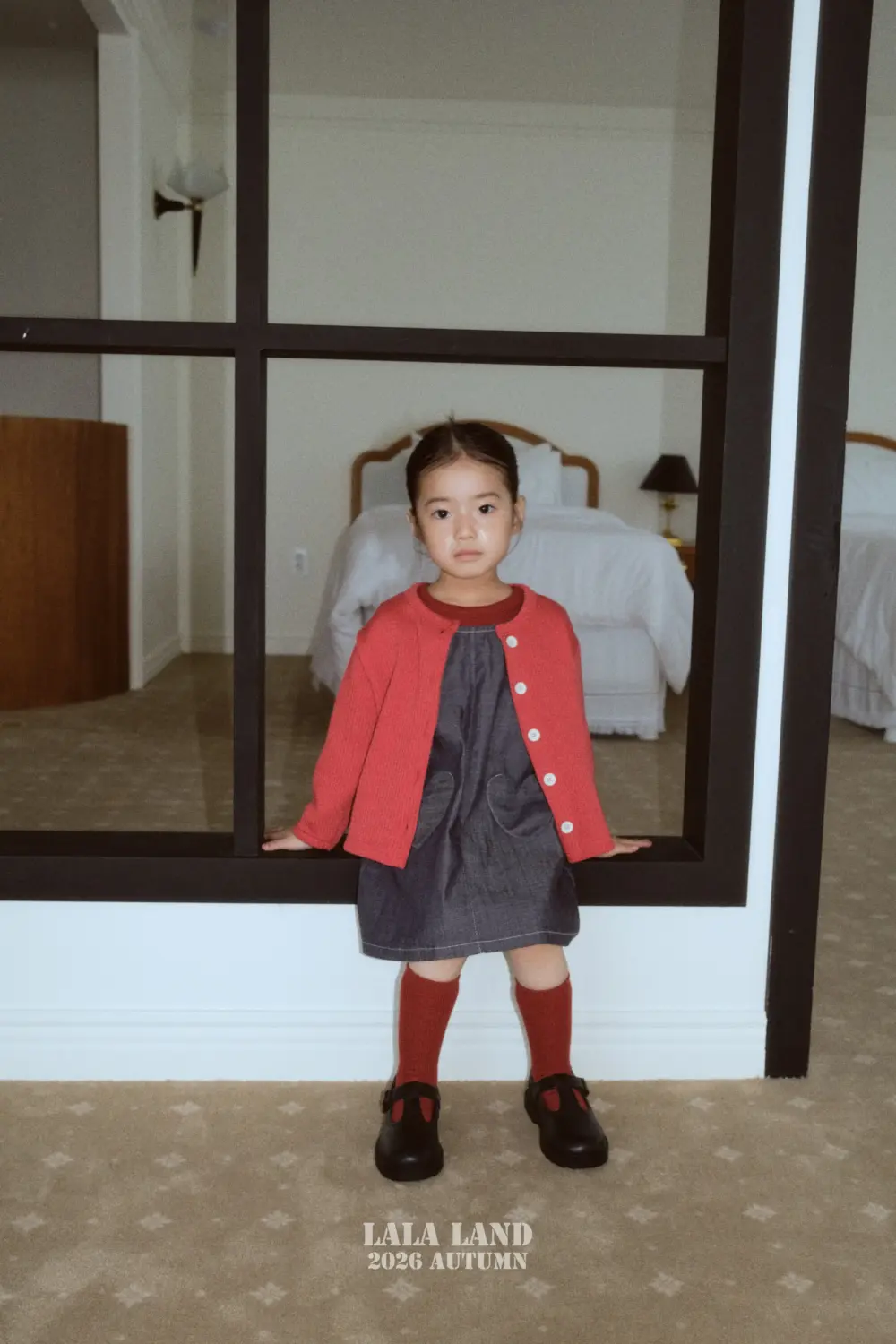 0722 라라랜드 0306 <b>|Kids| Lala land洋裝</b>Autumn 하트 주머니 원피스 75-120cm