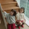 0723 라라랜드 0195 <b>|Kids| Lala land上衣</b>Autumn 라라베어 맨투맨 75-120cm