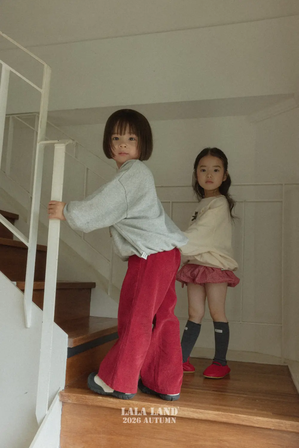 0723 라라랜드 0198 <b>|Kids| Lala land褲子</b>Autumn 비비 부츠컷 75-120cm