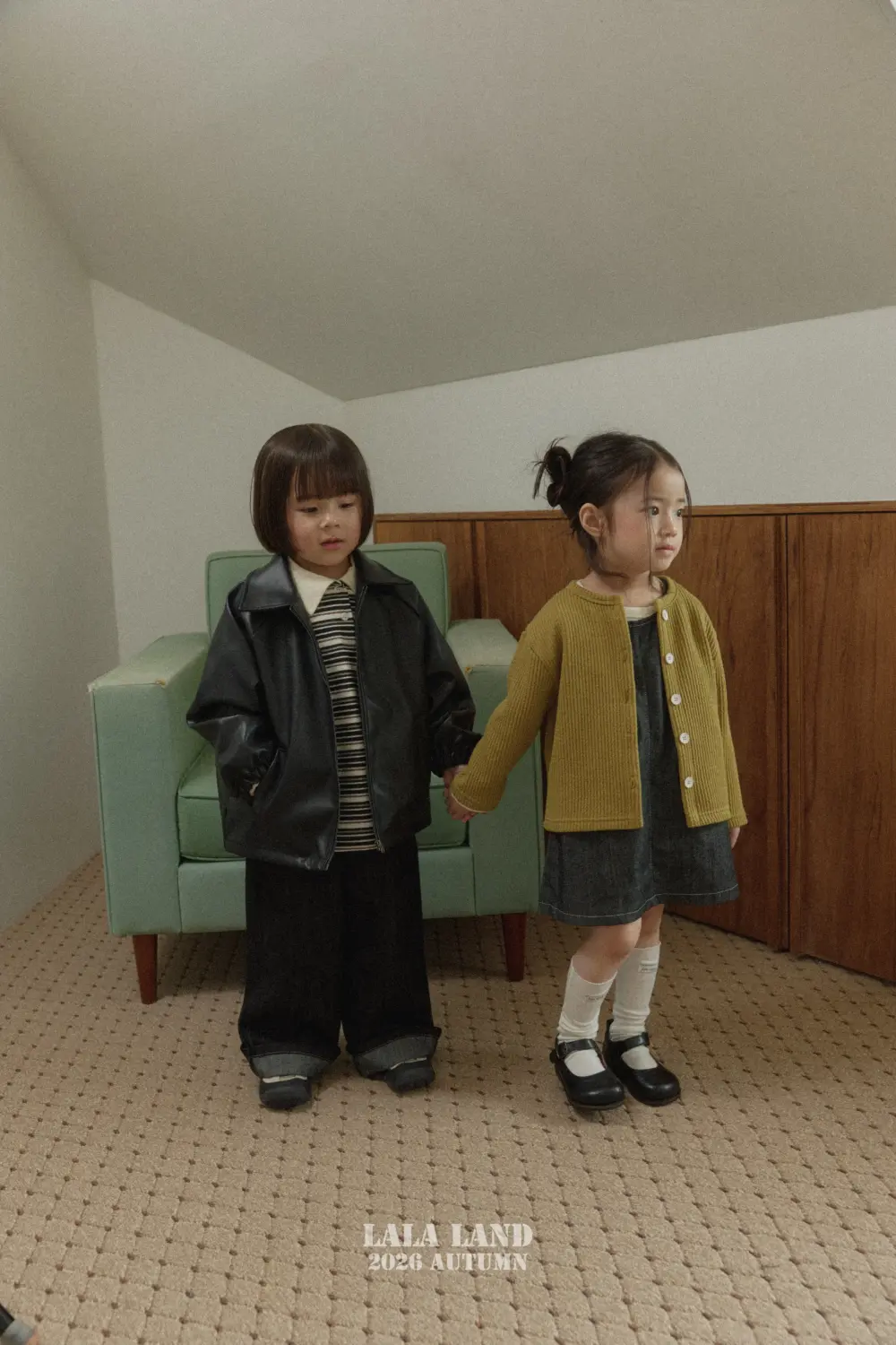 0723 라라랜드 0232 <b>|Kids| Lala land洋裝</b>Autumn 하트 주머니 원피스 75-120cm