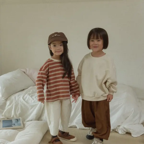 0723 라라랜드 0373 <b>|Kids| Lala land褲子</b>Autumn 모드 카고 바지 75-120cm