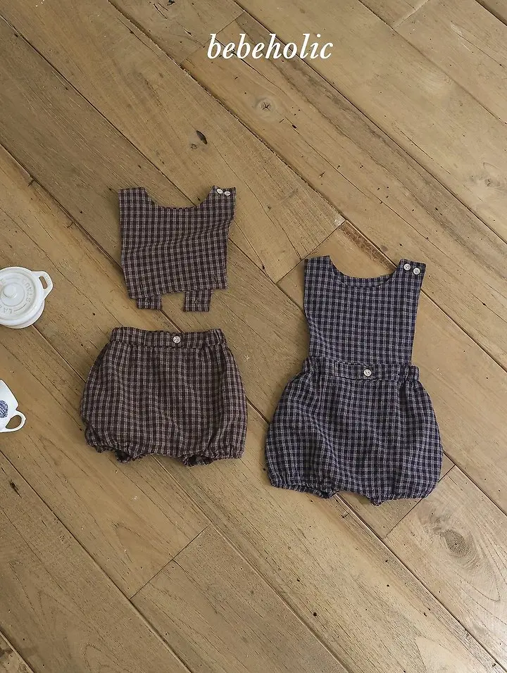 1 <b>|BABY| Bebeholic套裝</b>Autumn 쿠쿠멜빵슈트 3-24M