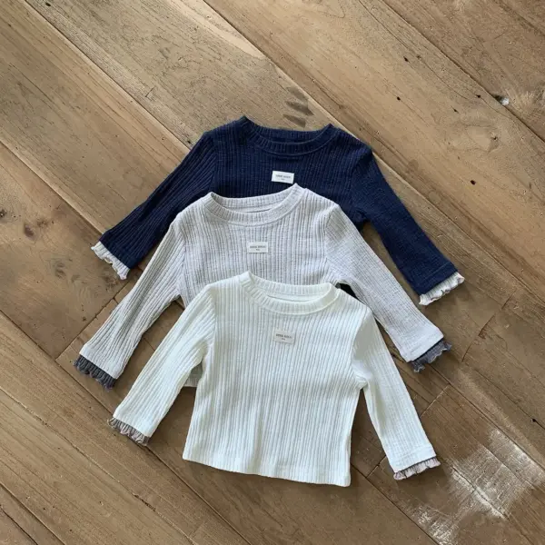 1 <b>|BABY| Bebeholic上衣</b>Autumn 레이어티 3-24M