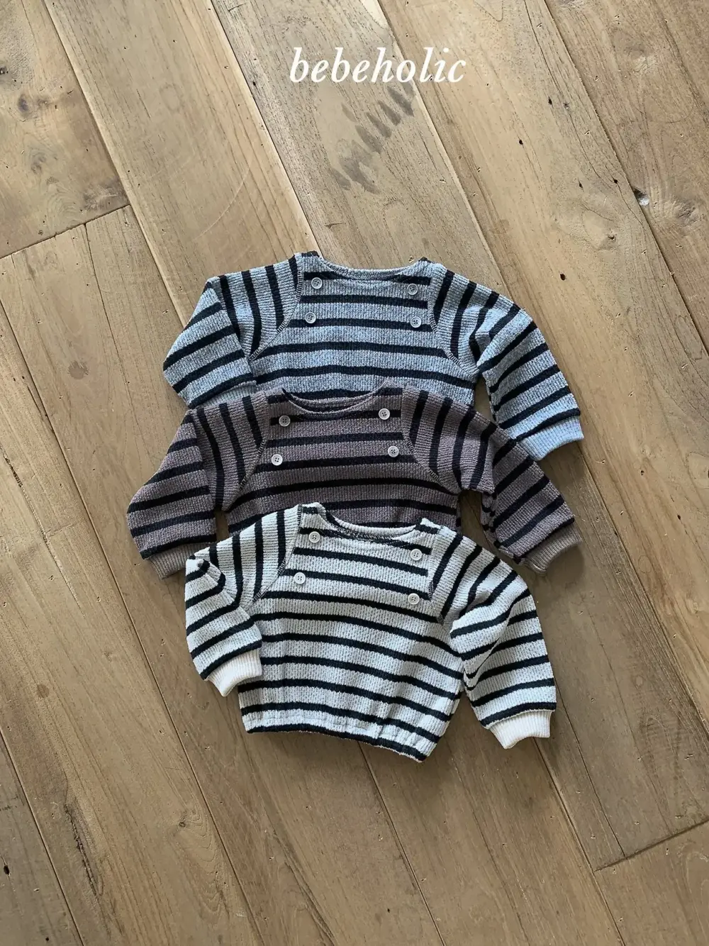 <b>｜BABY｜ Bebeholic上衣</b>Autumn 울데프맨투맨 3-24M