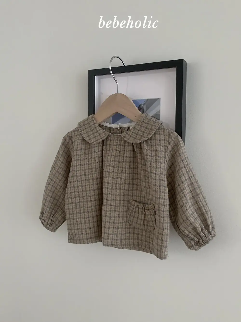1 <b>|BABY| Bebeholic上衣</b>Autumn 더블브라우스 3-24M
