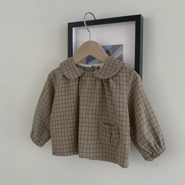 1 <b>|BABY| Bebeholic上衣</b>Autumn 더블브라우스 3-24M