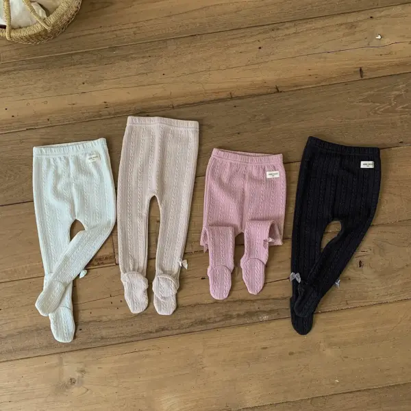 1 <b>|BABY| Bebeholic褲子</b>Autumn 톤톤리본유발레깅스 3-24M