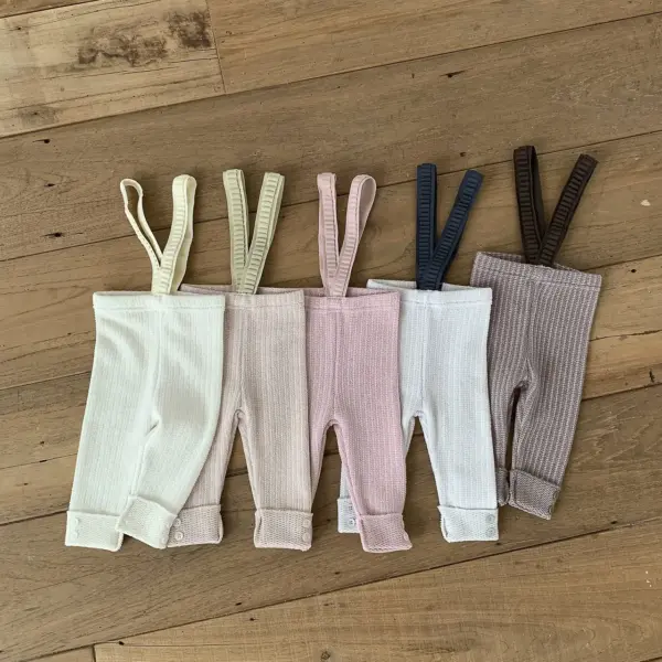 1 <b>|BABY| Bebeholic吊帶褲</b>Autumn 끌레르니트레깅스 3-24M