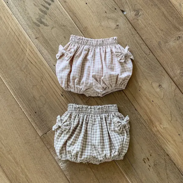 1 <b>|BABY| Bebeholic包屁衣</b>Autumn 리본블루머 3-24M