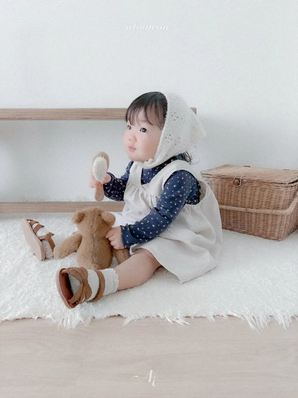 1 <b>Atomeme圍巾</b>Autumn 멜로우니트스카프 FREE