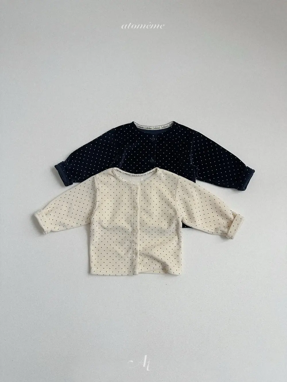 1 <b>Atomeme罩衫</b>Autumn 레브가디건 70-110cm