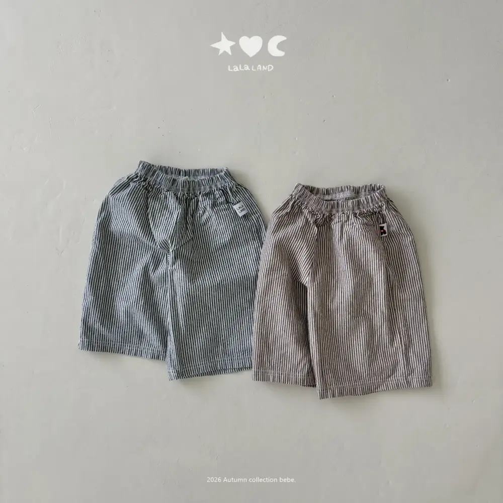1 <b>|BABY| LaLa land褲子</b>Autumn 베베 파인 와이드 바지 60-82cm