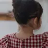 <b>Bebe nine上衣</b>Autumn 루시 체크 블라우스 65-120cm