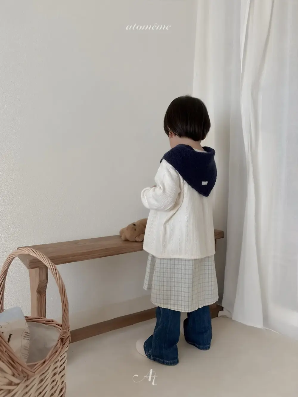 10 <b>Atomeme 褲子</b>Autumn 베리 부츠컷 데님 70-110cm
