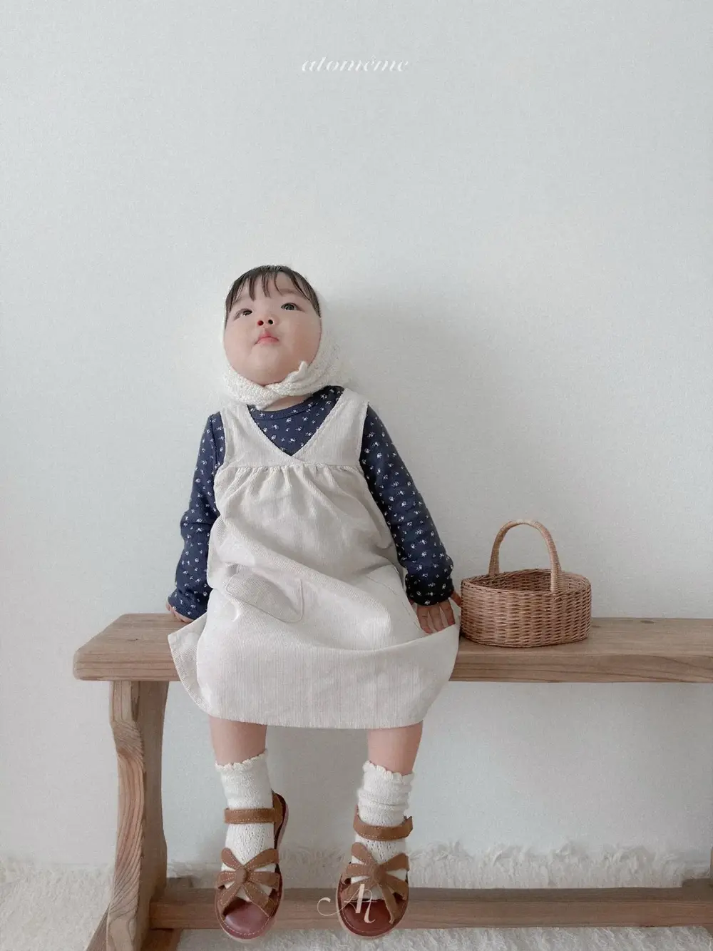 <b>Atomeme 洋裝</b>Autumn 포니 원피스 70-110cm