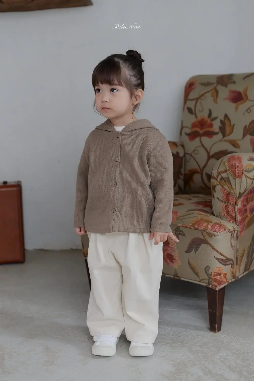 11 <b>Bebe nine外套</b>Autumn 쿠키 곰돌이 가디건 65-120cm
