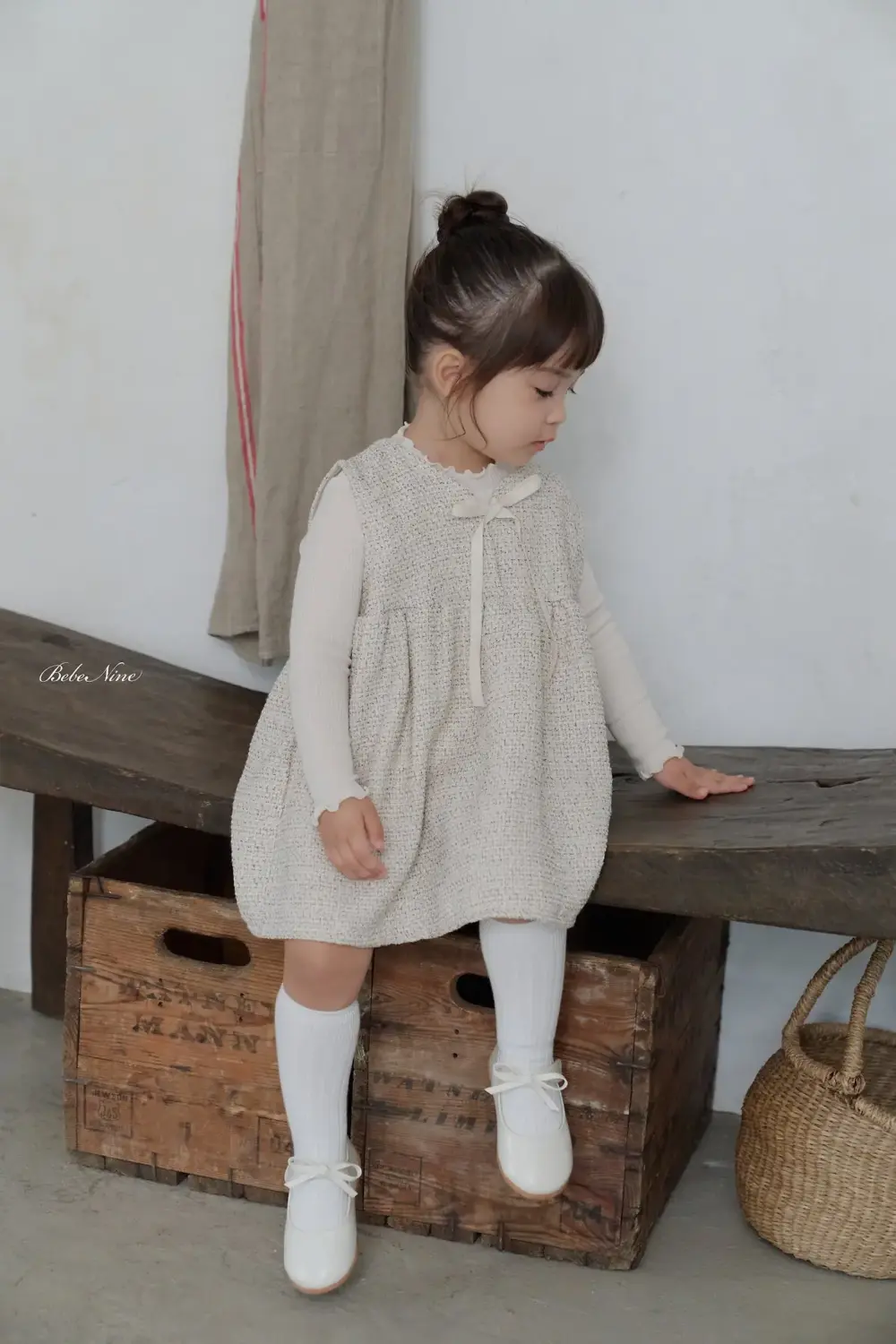 11 <b>Bebe nine洋裝</b>Autumn 로코코 원피스 65-120cm