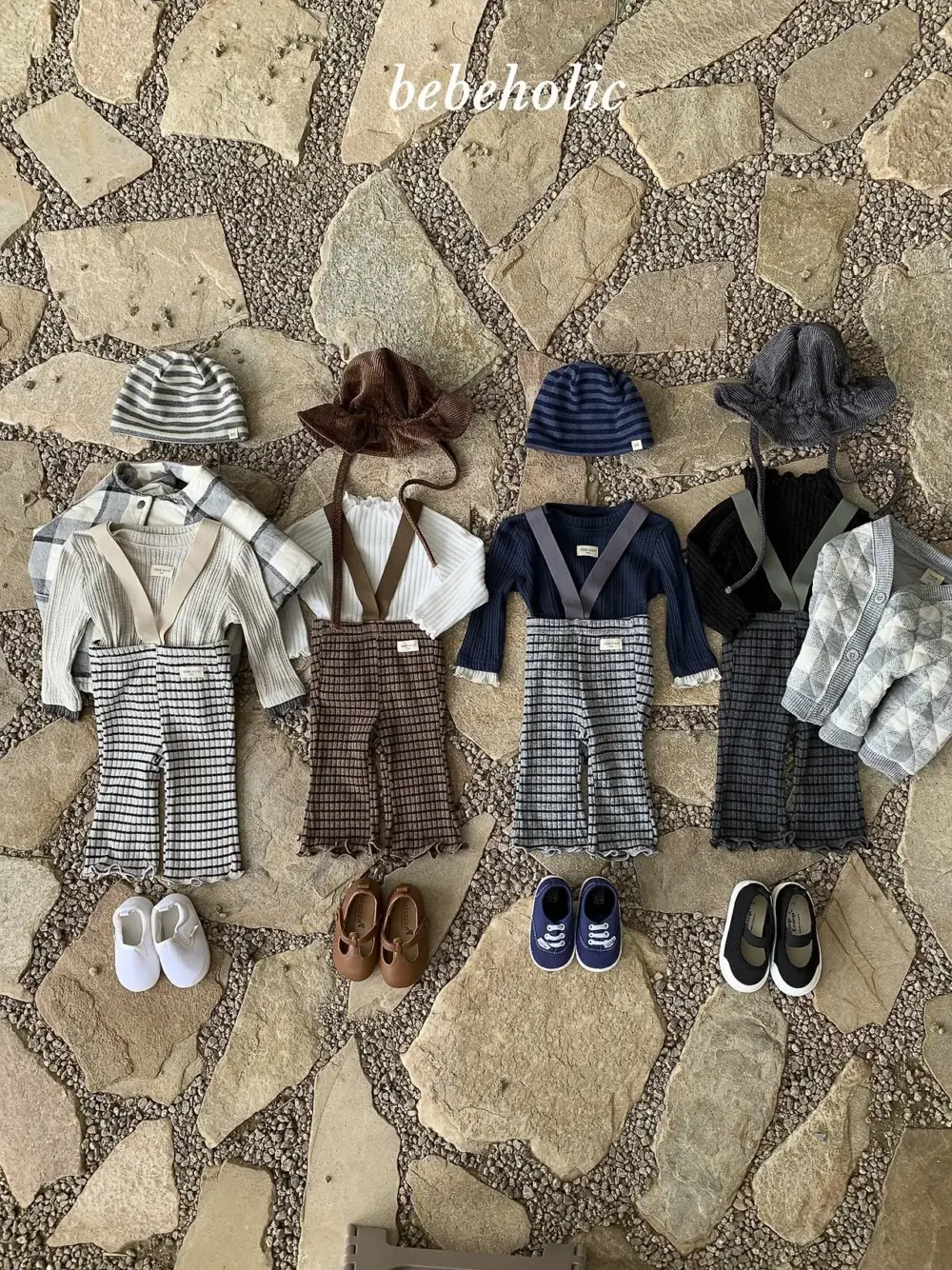 <b>｜BABY｜ Bebeholic吊帶褲</b>Autumn 리사부츠컷 3-24M