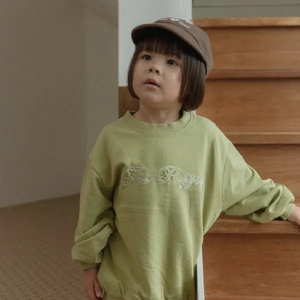12 <b>|Kids| Lala land上衣</b>Autumn 스티치 맨투맨 75-120cm