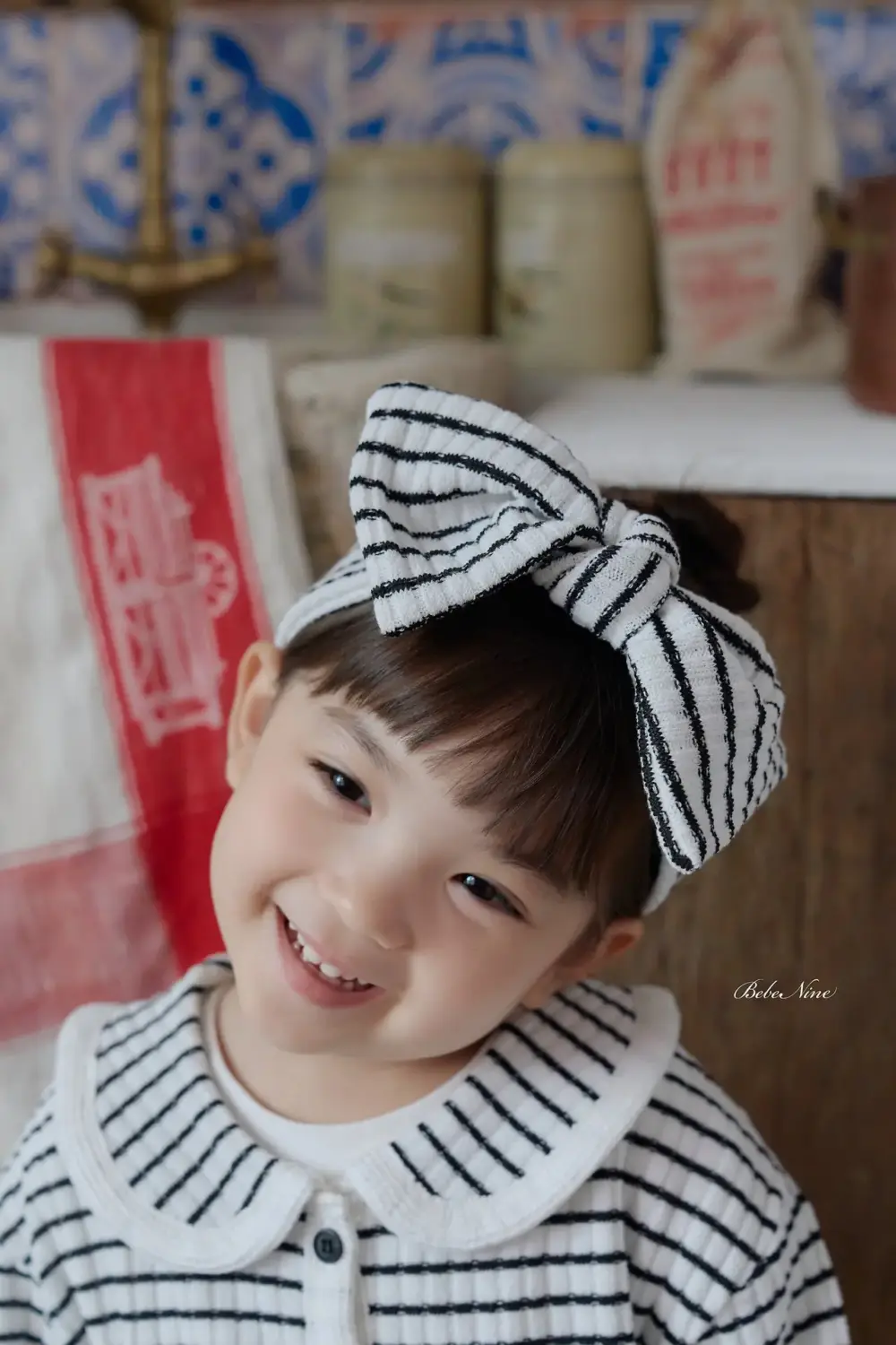 12 <b>Bebe nine髮飾</b>Autumn 마레 리본 헤어밴드 FREE