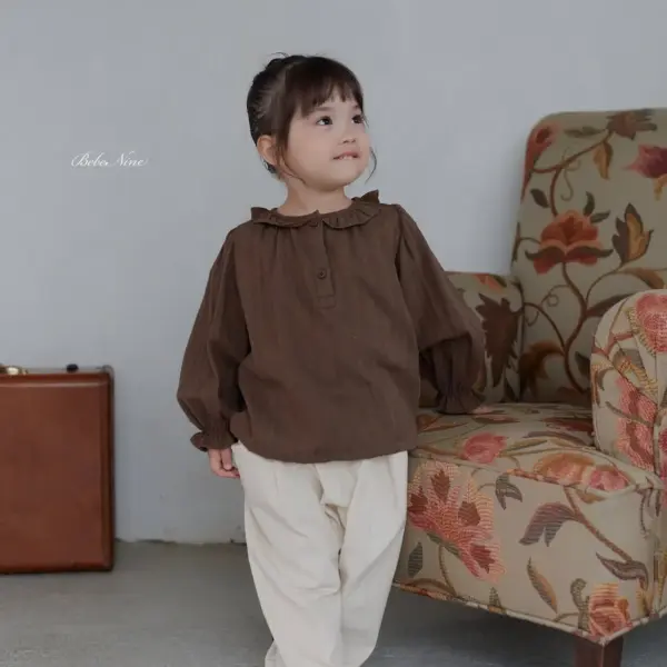 12 <b>Bebe nine上衣</b>Autumn 윈디 블라우스 65-120cm