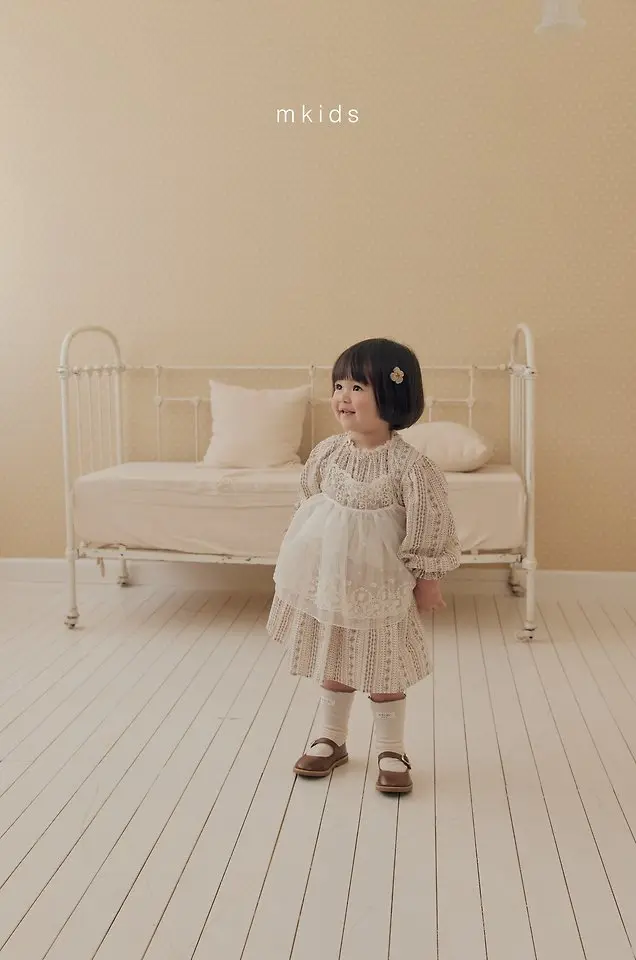 13 <b>|Kids| Mkids圍裙</b>Autumn 플뢰르에이프런 FREE(3m-6y)