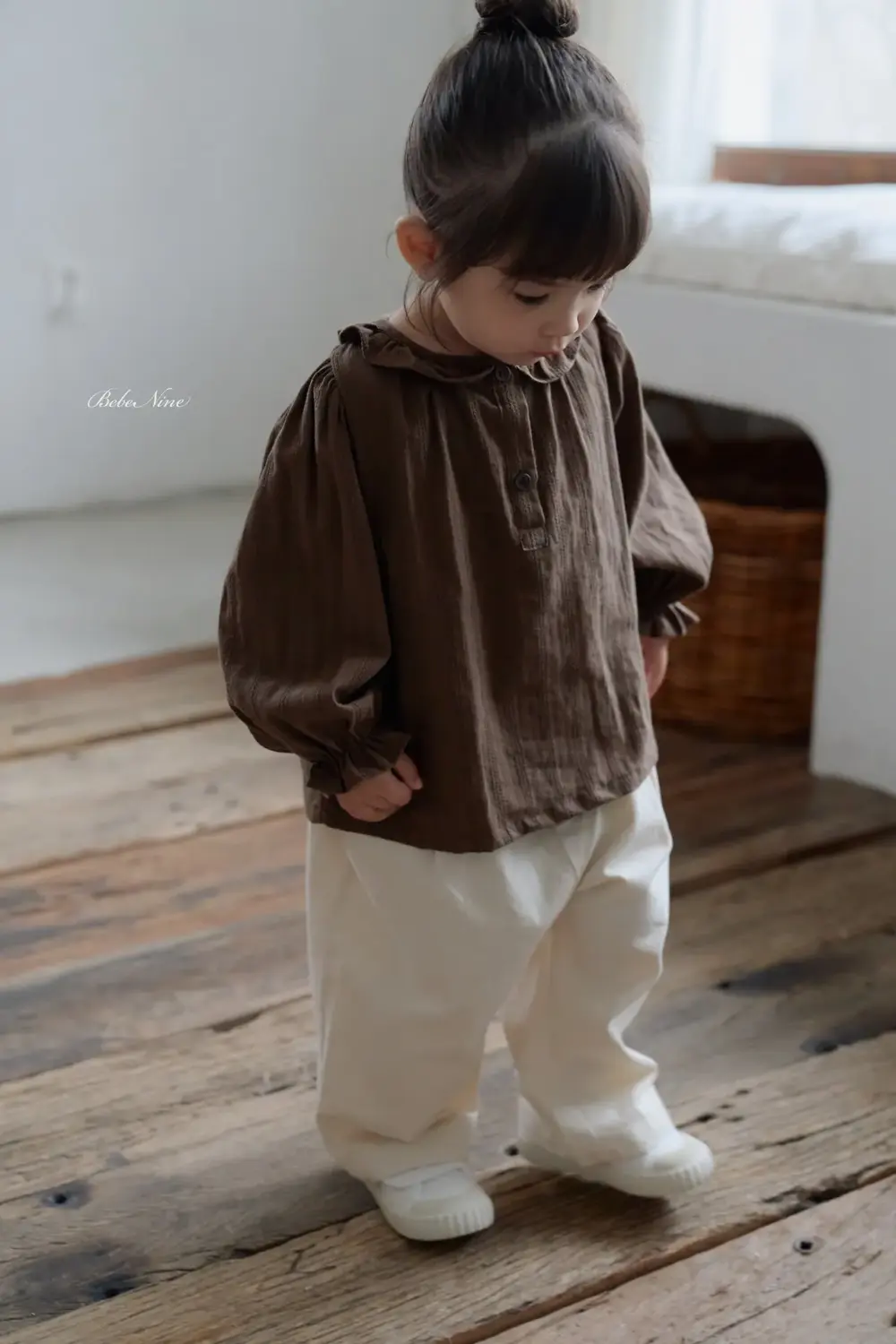 14 <b>Bebe nine上衣</b>Autumn 윈디 블라우스 65-120cm