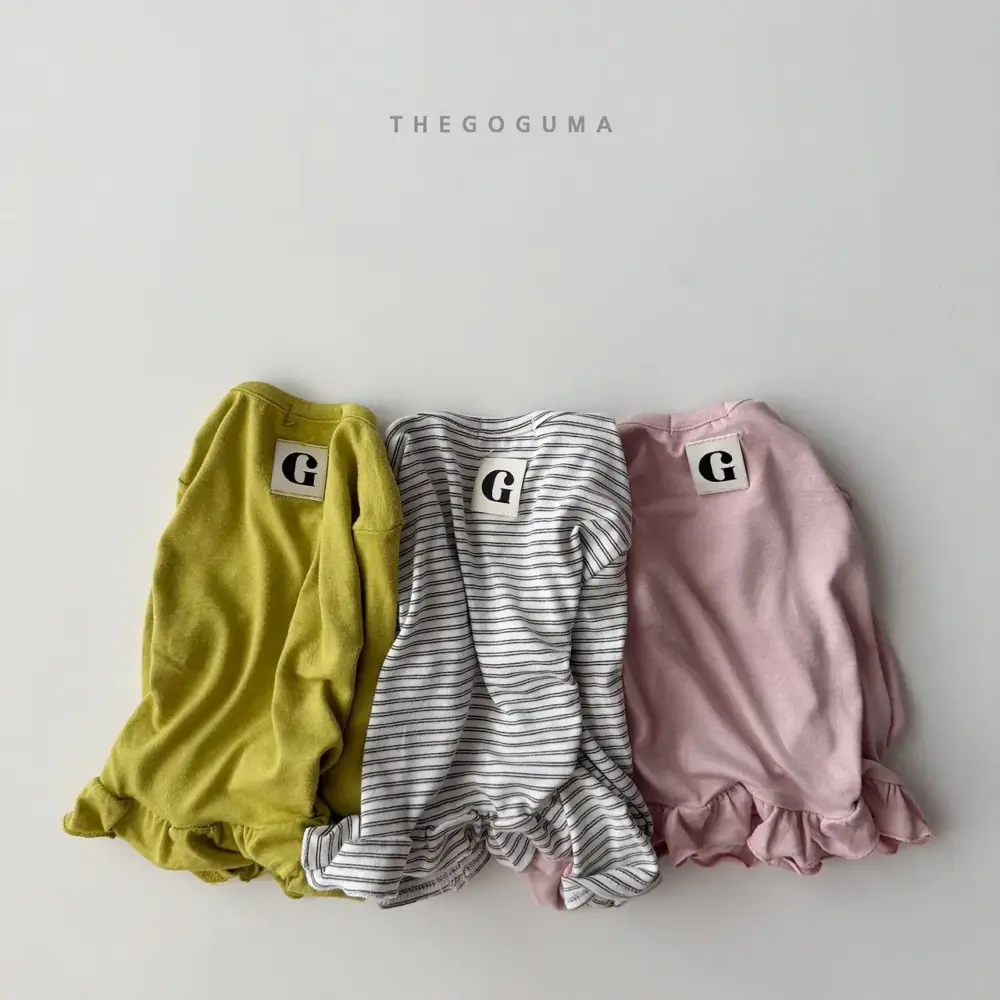 2 <b>THEGOGUMA上衣</b>Autumn 프릴 뷔스티에 85-142cm