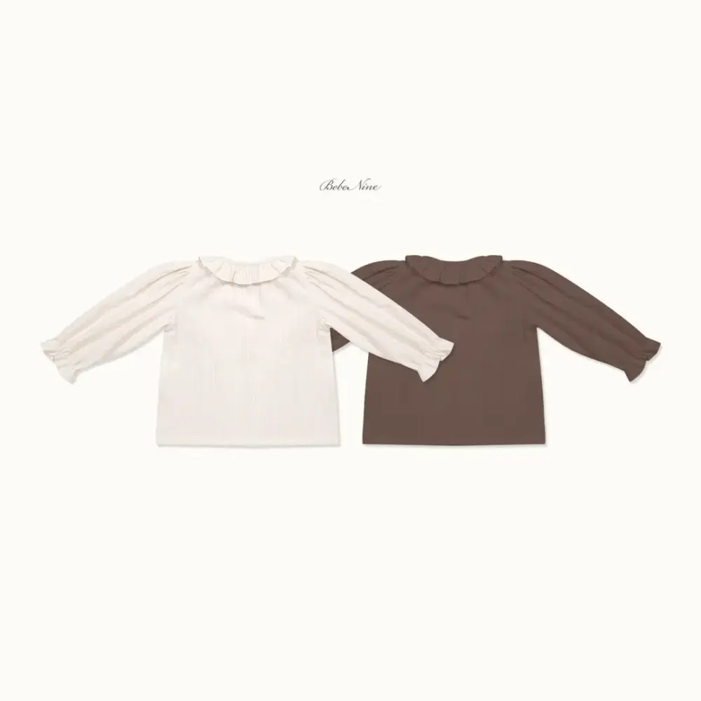 2 <b>Bebe nine上衣</b>Autumn 윈디 블라우스 65-120cm