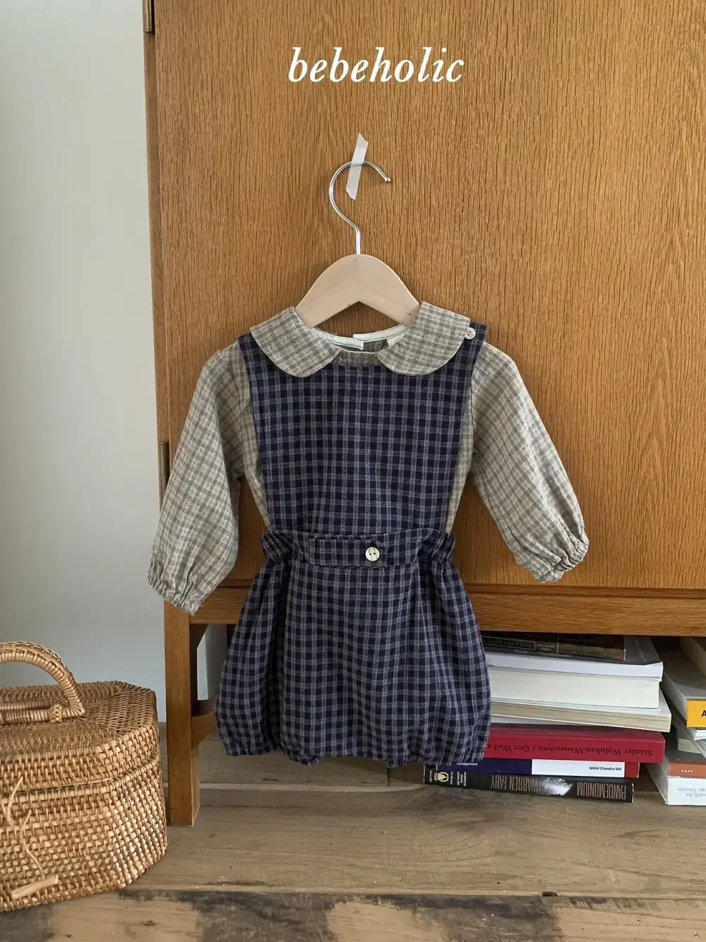 2 <b>|BABY| Bebeholic套裝</b>Autumn 쿠쿠멜빵슈트 3-24M