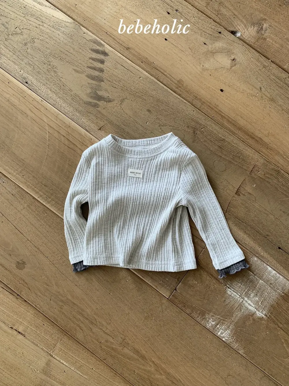 2 <b>|BABY| Bebeholic上衣</b>Autumn 레이어티 3-24M