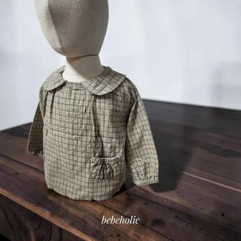 2 <b>|BABY| Bebeholic上衣</b>Autumn 더블브라우스 3-24M