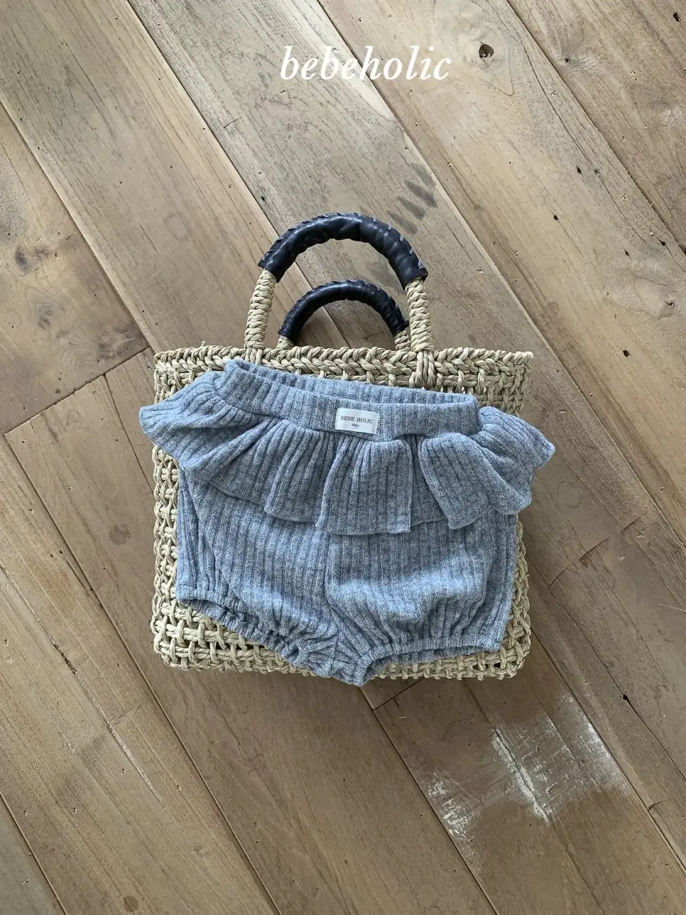 <b>｜BABY｜ Bebeholic包屁衣</b>Autumn 비비프릴팬츠 3-24M